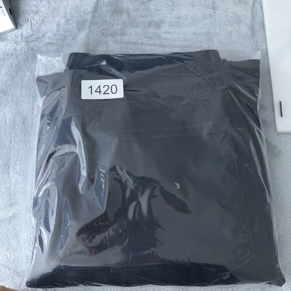 Old Navy Straight Cropped Jeans Wow Loose High Rise Womens Black Size 12 - Picture 12 of 12